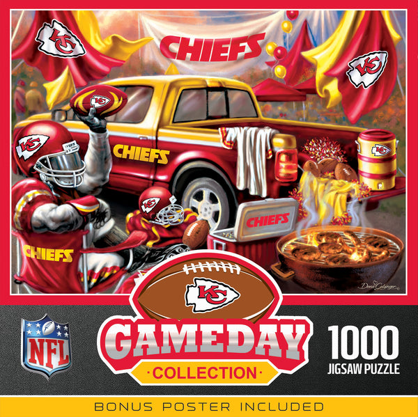 Kansas City Chiefs 1000pc Puzzle - Gameday