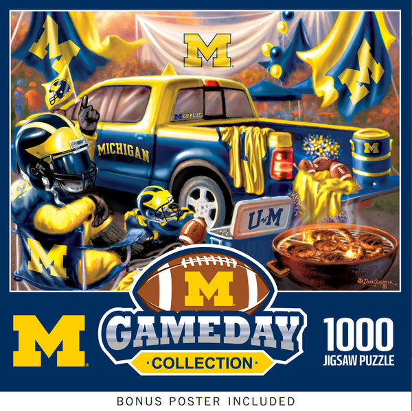 Michigan Wolverines 1000pc Puzzle - Gameday