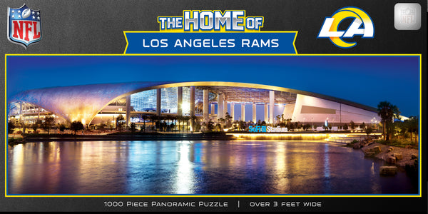 Los Angeles Rams 1000pc Panoramic Puzzle - Stadium View