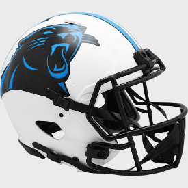 Carolina Panthers Riddell Speed Authentic LUNAR ECLIPSE Full Size Football Helmet