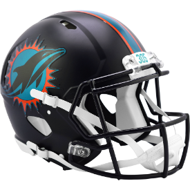 Miami Dolphins 🐬🏈 2025 Rivalries Riddell Speed Authentic Full Size Helmet - 305 Underwater