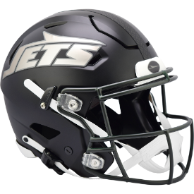 New York Jets 🏈⚫ 2025 Rivalries Riddell SpeedFlex Authentic Full Size Helmet - Gotham City Football