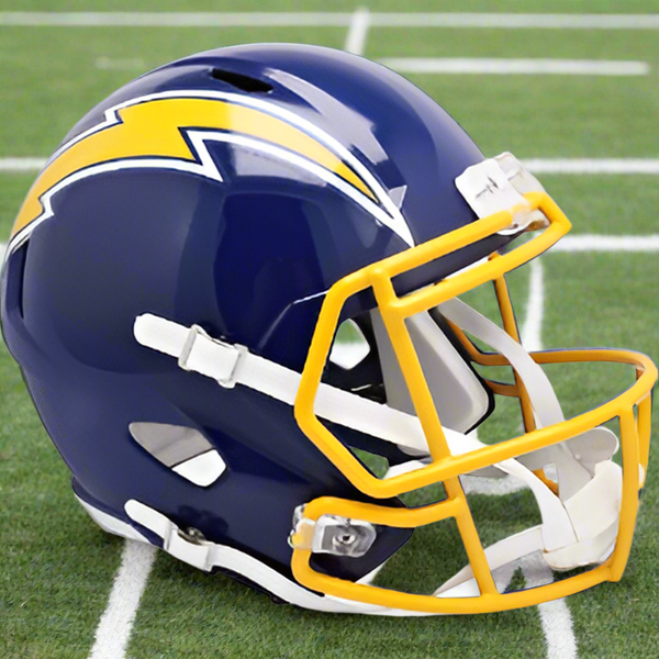 Los Angeles Chargers 🔵🟡 ’74–’87 Throwback Riddell Speed Replica Full-Size NFL Helmet - Air Coryell Era