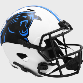 Carolina Panthers Riddell Speed LUNAR ECLIPSE Replica Full Size Football Helmet