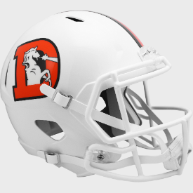Denver Broncos Riddell Speed Snowcapped On-Field Alternate Replica Full Size Football Helmet