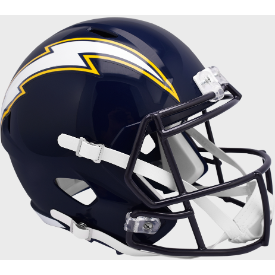 San Diego Chargers 🏟️⚡ ’88–’06 Throwback Riddell Speed Replica Full-Size NFL Helmet - Seau & Tomlinson Era