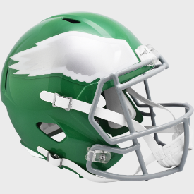 Philadelphia Eagles 🟢🦅 2023 Alternate Riddell Speed Replica Full-Size NFL Helmet – Kelly Green Classic