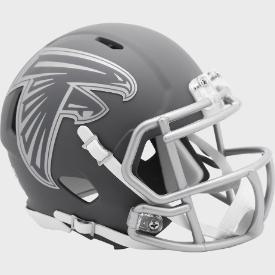 Atlanta Falcons SLATE Riddell Speed Mini Football Helmet