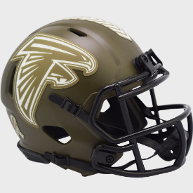 Atlanta Falcons Riddell Speed Salute to Service Mini Football Helmet