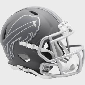 Buffalo Bills SLATE Riddell Speed Mini Football Helmet