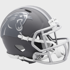 Carolina Panthers SLATE Riddell Speed Mini Football Helmet