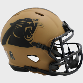 Carolina Panthers Salute to Service 2 Riddell Speed Mini Football Helmet