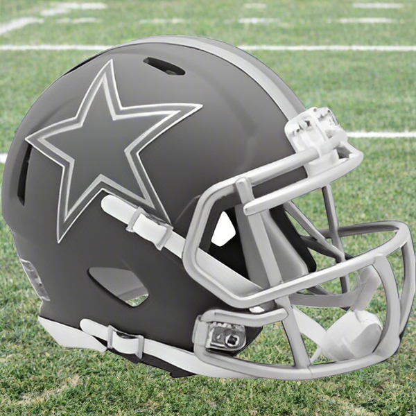 Dallas Cowboys SLATE Riddell Speed Mini Football Helmet