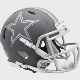 Dallas Cowboys SLATE Riddell Speed Mini Football Helmet