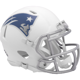 New England Patriots 🏈❄️ 2025 Rivalries Riddell Speed Mini Helmet - Nor'easter
