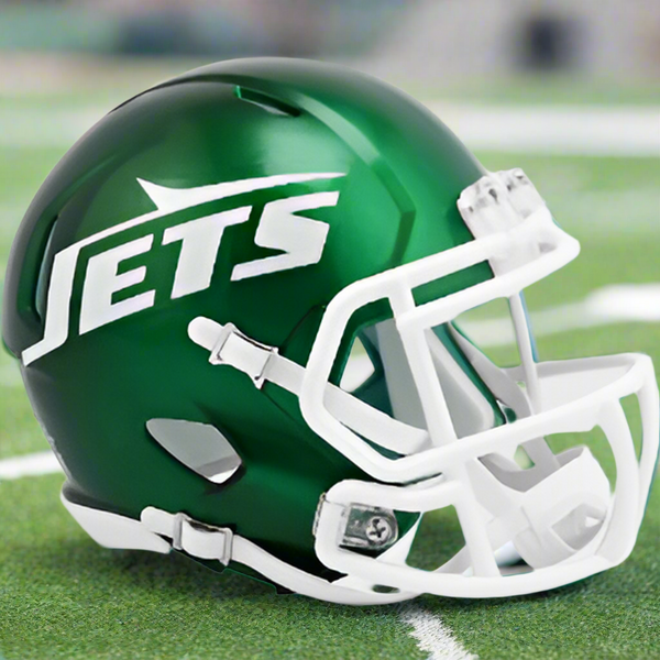 New York Jets Tribute Riddell Speed Mini Football Helmet