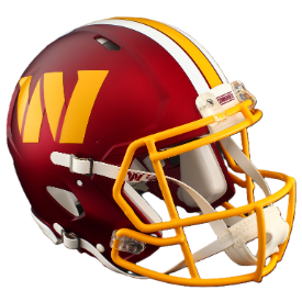 Washington Commanders 🆕🏈 2025 Alternate Riddell Speed Mini Football Helmet – Anodized Maroon Throwback Tribute