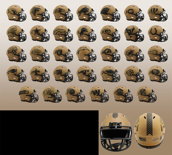 NFL Conference Set ミニヘルメット 16個セット NFL AFC Conference Riddell Speed Mini Football Helmet - Set of 16