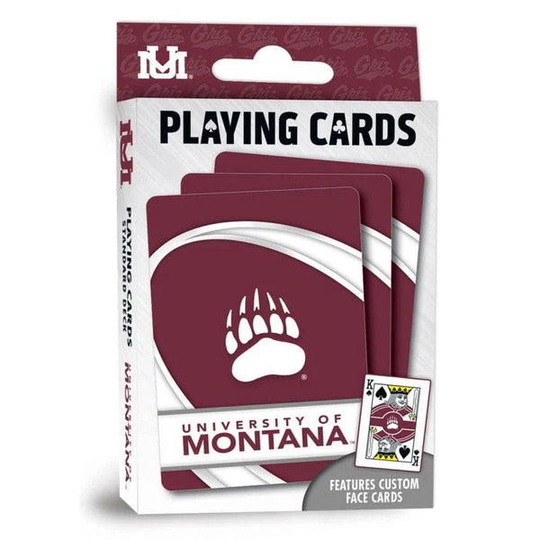 Montana Grizzlies - Playing Cards
