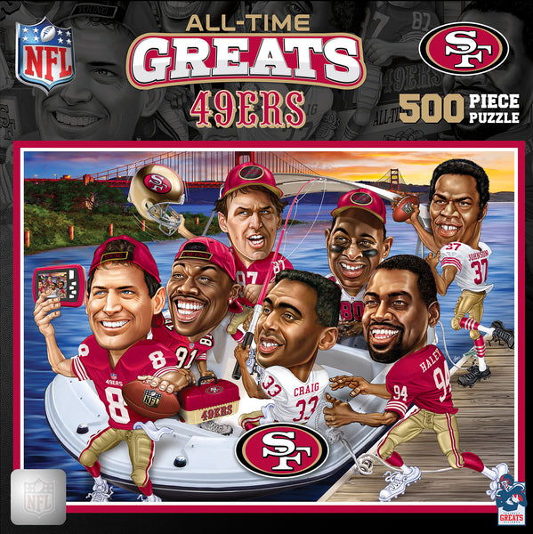 San Francisco 49ers - All Time Greats 500 Piece Jigsaw Puzzle