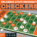 Oklahoma State Cowboys Checkers Board Game