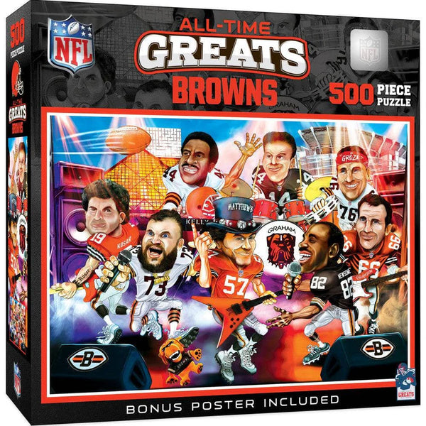 Cleveland Browns - All Time Greats 500 Piece Jigsaw Puzzle