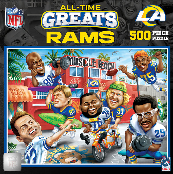 Los Angeles Rams - All Time Greats 500 Piece Jigsaw Puzzle
