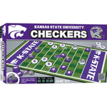 Kansas State Wildcats Checkers Board Game