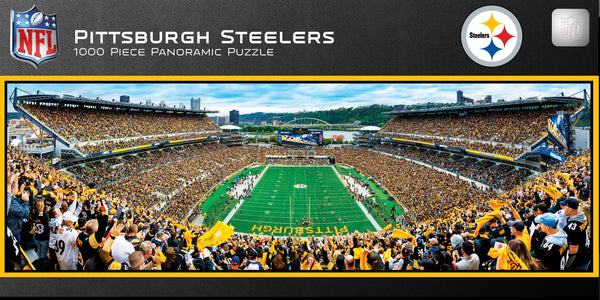 Pittsburgh Steelers 1000pc Panoramic Puzzle - Endzone
