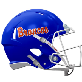 Boise State Broncos White 2024 Revolution SPEED Mini Football Helmet