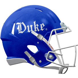Duke Blue Devils Gothic Riddell Speed Replica Full Size Football Helmet