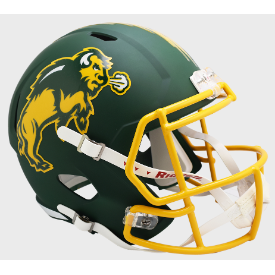 North Dakota State Bison Matte Green Riddell Speed Replica Full Size Football Helmet