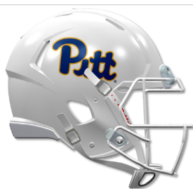 Pittsburgh Panthers White Riddell Speed Replica Full Size Football Helmet