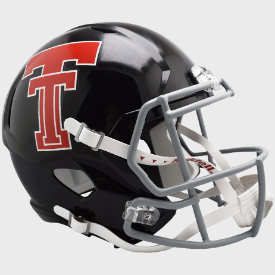 Texas Tech Red Raiders Throwback Riddell Speed Replica Full Size Football Helmet