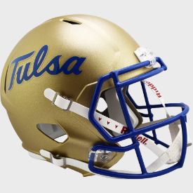 Tulsa Golden Hurricane Riddell Speed Replica Full Size Football Helmet