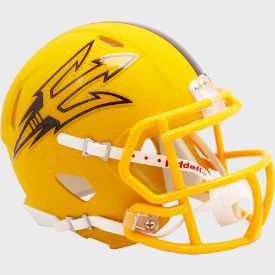Arizona State Sun Devils Gold Riddell Speed Mini Football Helmet