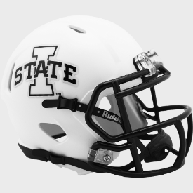 Iowa State Cyclones White Riddell Speed Mini Football Helmet