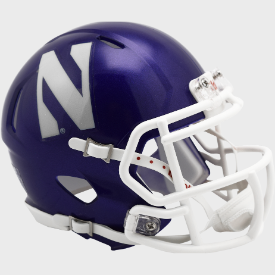 Northwestern Wildcats Riddell Speed Mini Football Helmet