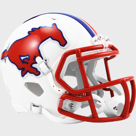 SMU Mustangs Riddell Speed Mini Football Helmet