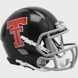 Texas Tech Red Raiders Throwback Logo Riddell Speed Mini Football Helmet