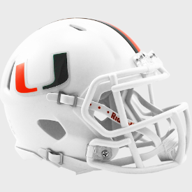 Miami Hurricanes Riddell Speed Mini Football Helmet