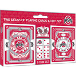 Ohio State Buckeyes - 2-Pack Playing Cards & Dice Set