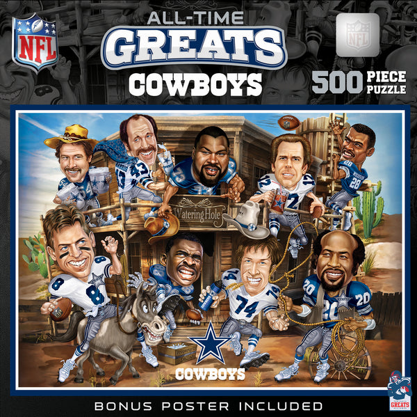Dallas Cowboys - All Time Greats 500 Piece Jigsaw Puzzle