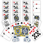 Michigan Wolverines - 2-Pack Playing Cards & Dice Set