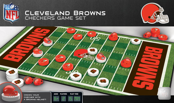 Cleveland Browns Checkers Board Game