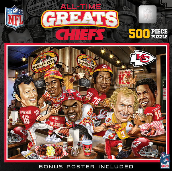 Kansas City Chiefs - All Time Greats 500 Piece Jigsaw Puzzle