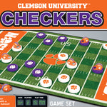 Clemson Tigers Checkers Board Game