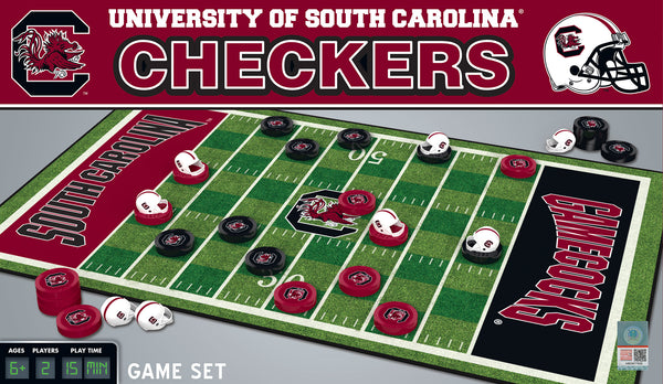 South Carolina Gamecocks Checkers Board Game
