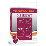 Virginia Tech Hokies Dice Set