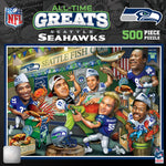 Seattle Seahawks - All Time Greats 500 Piece Jigsaw Puzzle